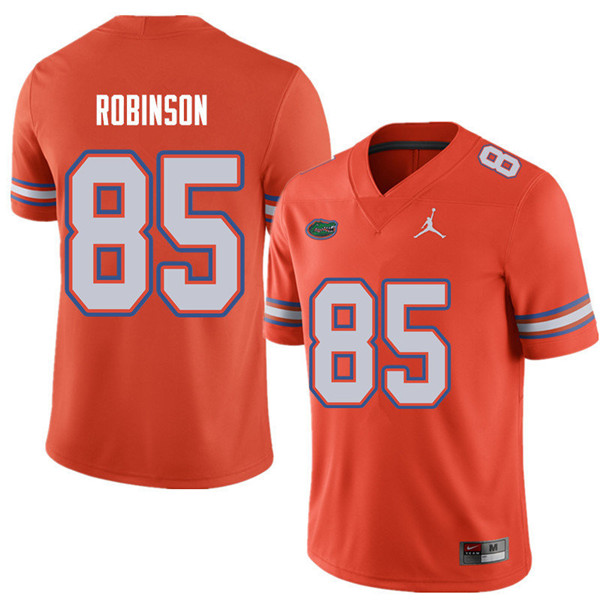 Jordan Brand Men #85 James Robinson Florida Gators College Football Jerseys Sale-Orange